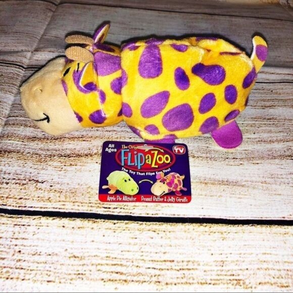 Flip a zoo Alligator and Giraffe NWT Small Baby Size - Picture 1 of 4